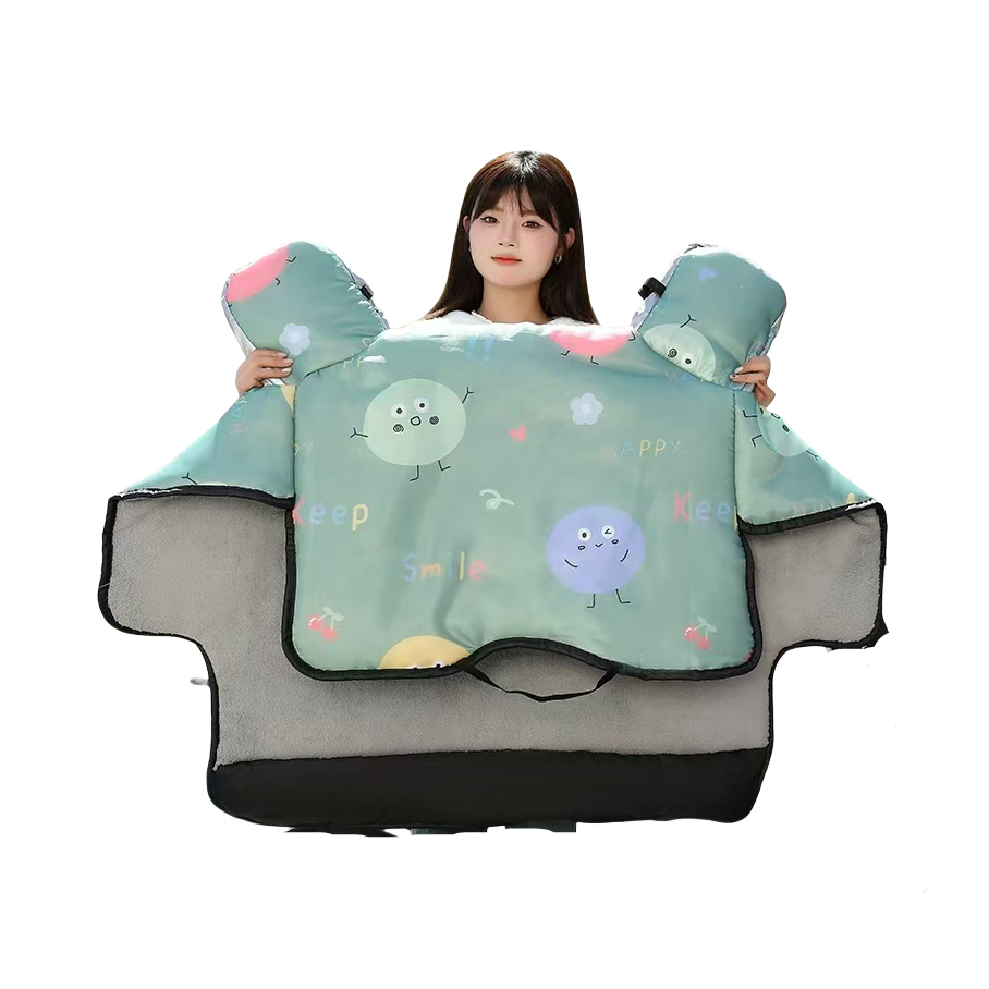 推荐商品：妙旭 冬季保暖 防水防寒 电动车挡风被 THDFB