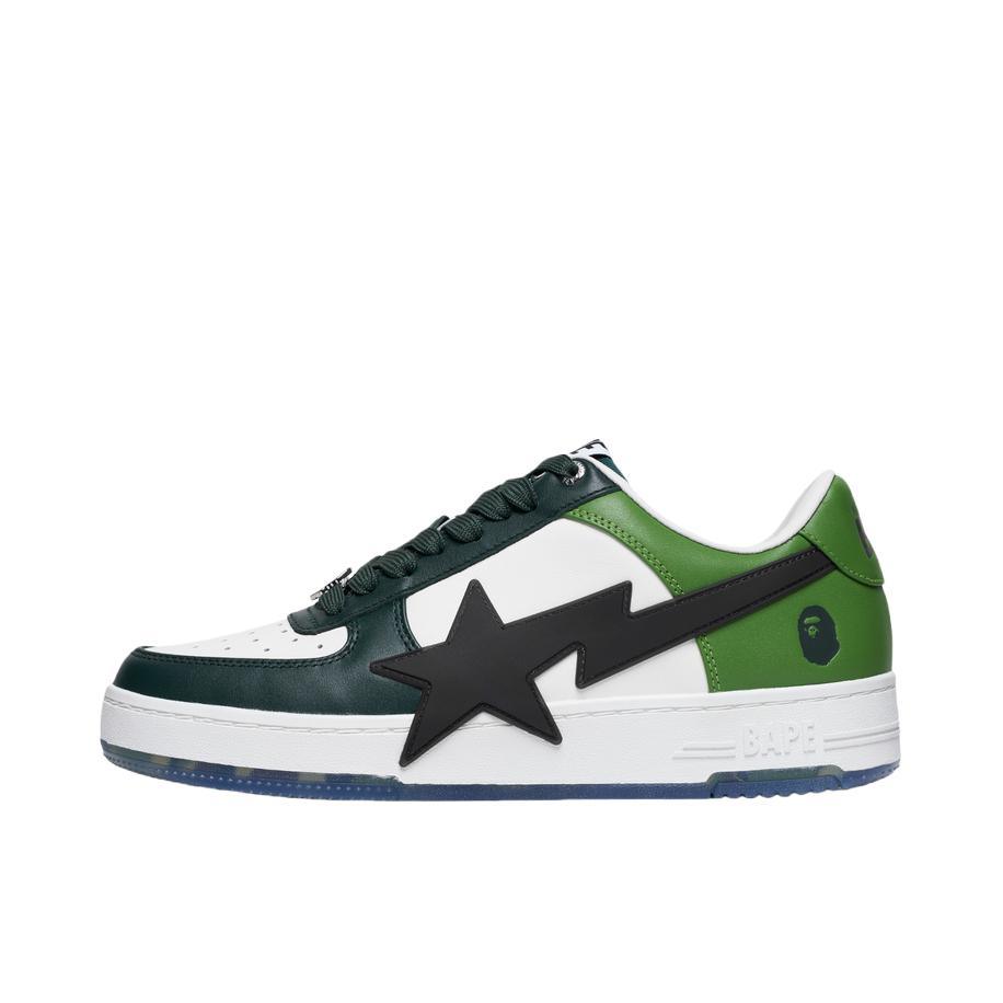 推荐商品：Bape STA 板鞋 气质百搭防滑低帮 绿色