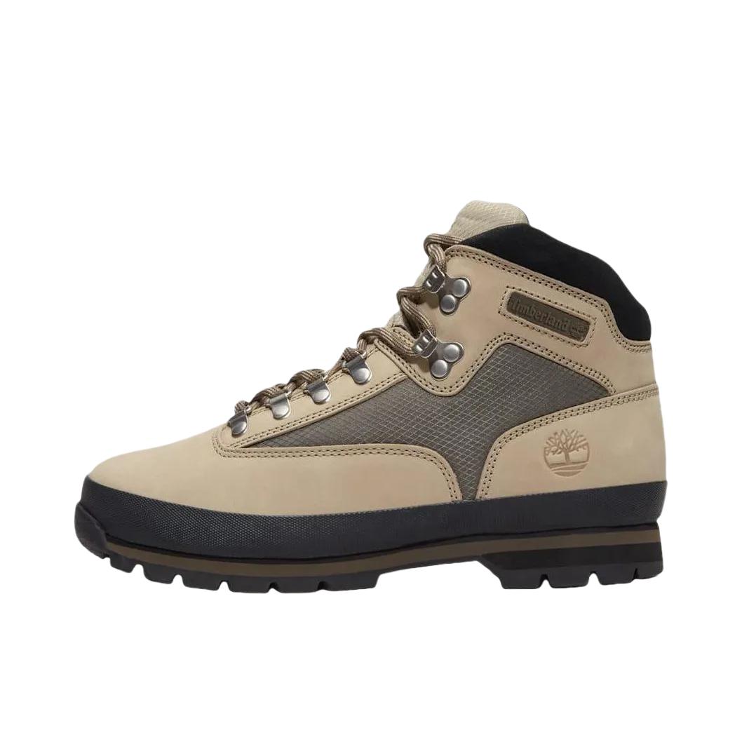 推荐商品：Timberland/添柏岚 Eurohiker 户外鞋 徒步鞋 减震百搭中筒平跟 棕色