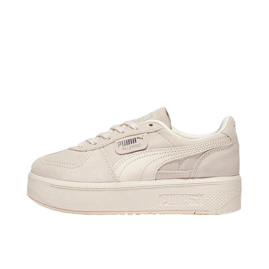 推荐商品：Puma/彪马 Palermo Elevata Goddess 运动休闲鞋 复古增高低帮 女款/暖白色