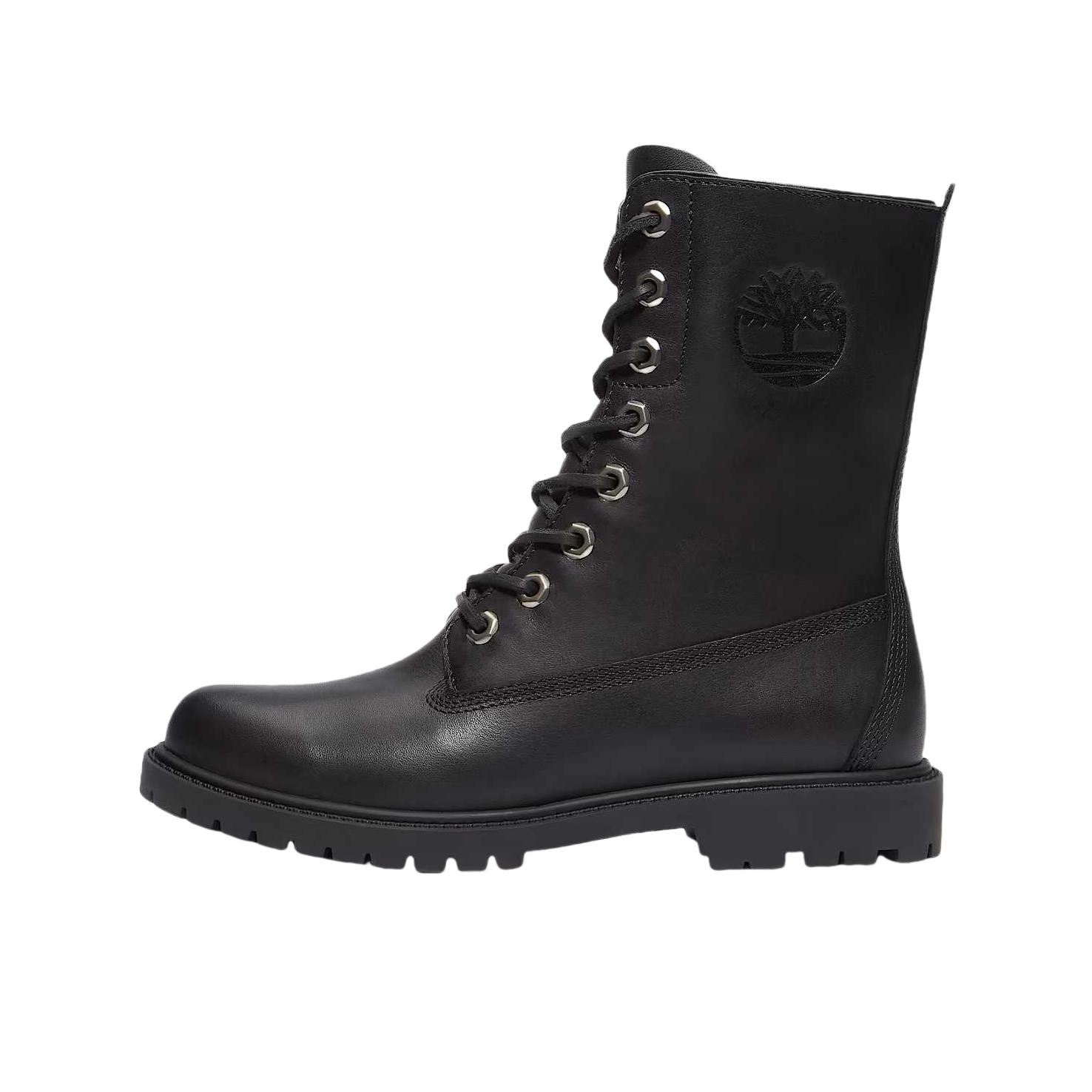 推荐商品：Timberland/添柏岚 PREMIUM系列 马丁靴 小众圆头系带厚底 女款/黑色