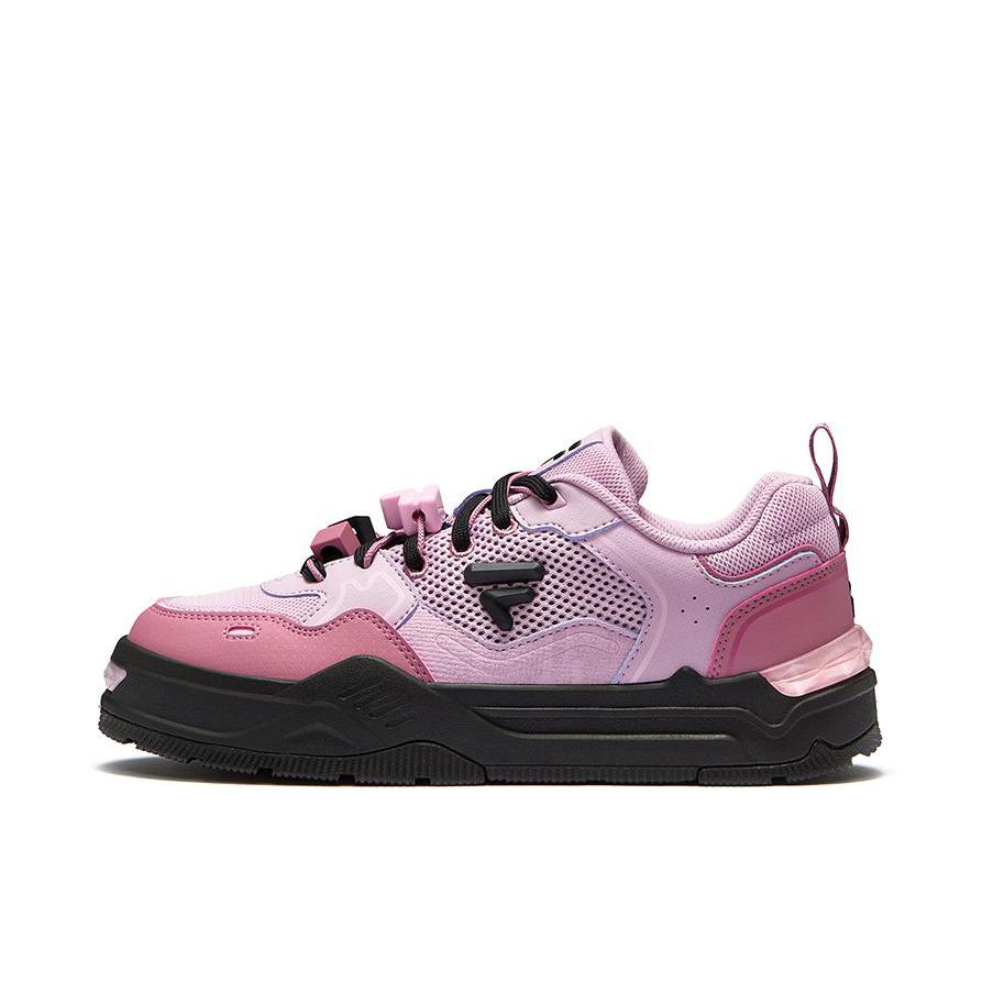 推荐商品：FILA/斐乐 BIANCO FLAT 板鞋 低帮百搭舒适增高轻便 女款/薄雾紫/斑驳玫瑰紫