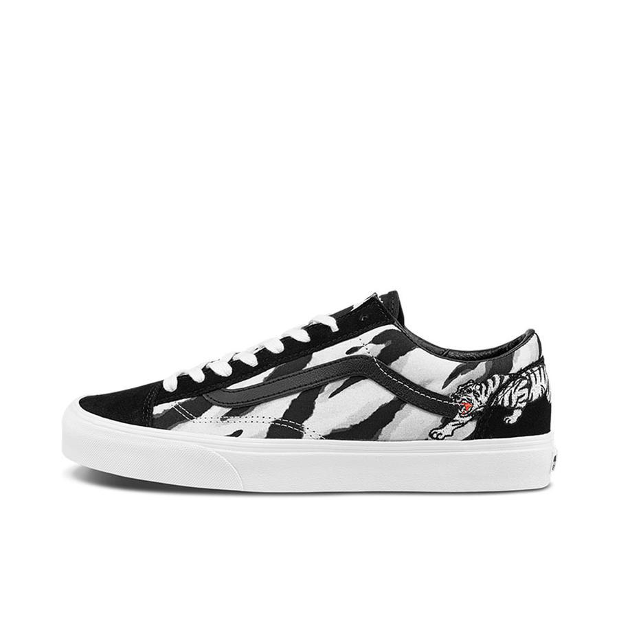 推荐商品：Vans/范斯 Style 36 滑板鞋 板鞋 舒适轻便防滑耐磨复古百搭帆布拼接防水运动 熊猫/黑白/虎纹