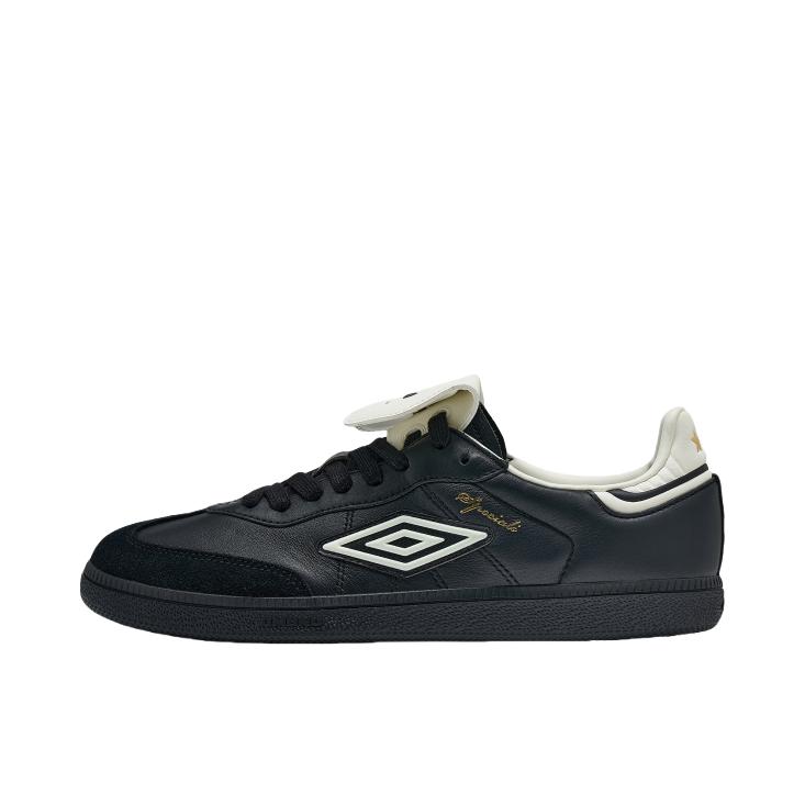 推荐商品：Umbro/茵宝 Speciali幸运星 板鞋 T头复古德训薄底 黑色/棉花糖白