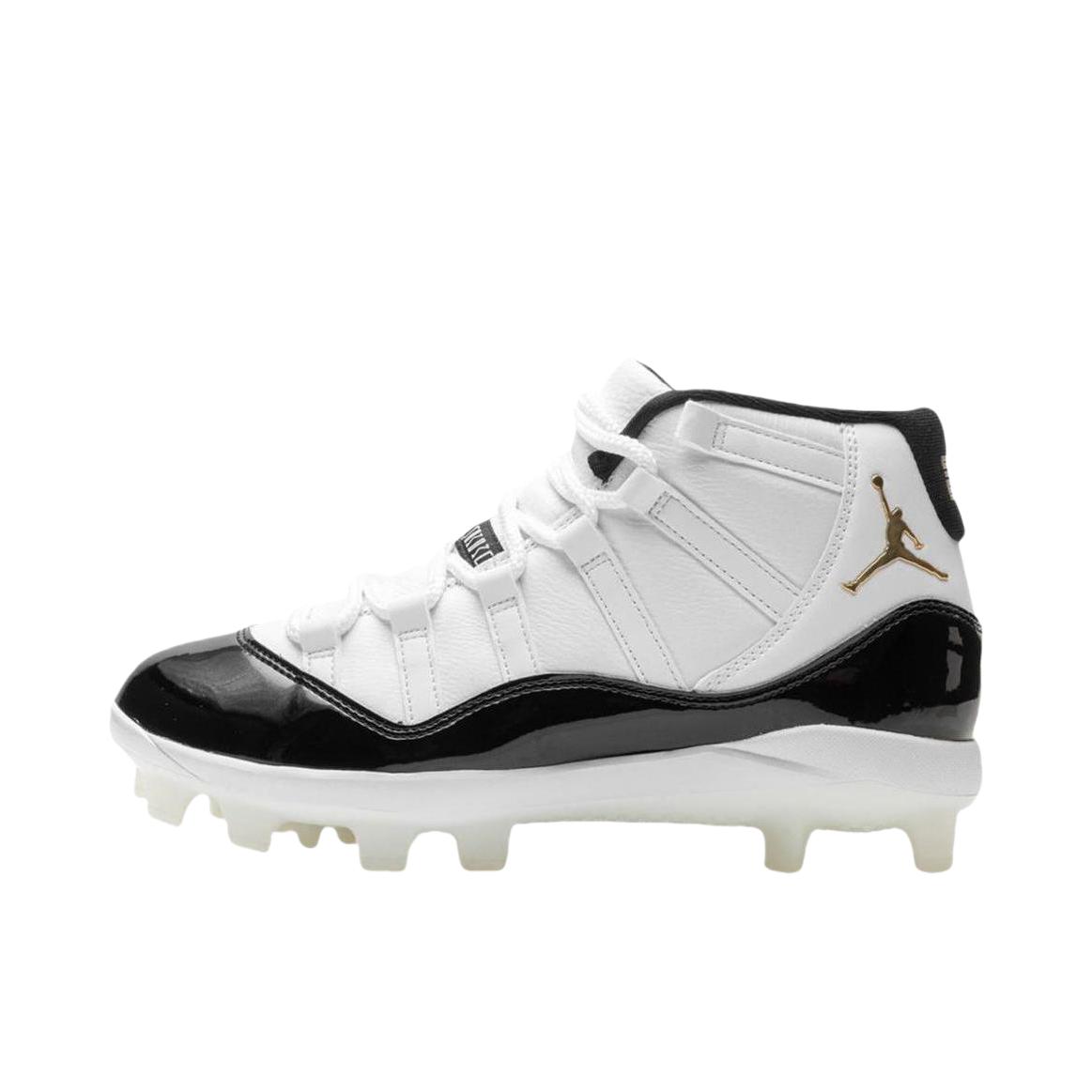 推荐商品：Jordan Air Jordan 11 TD Cleat 橄榄球鞋 防滑耐磨 高帮/黑色/白色