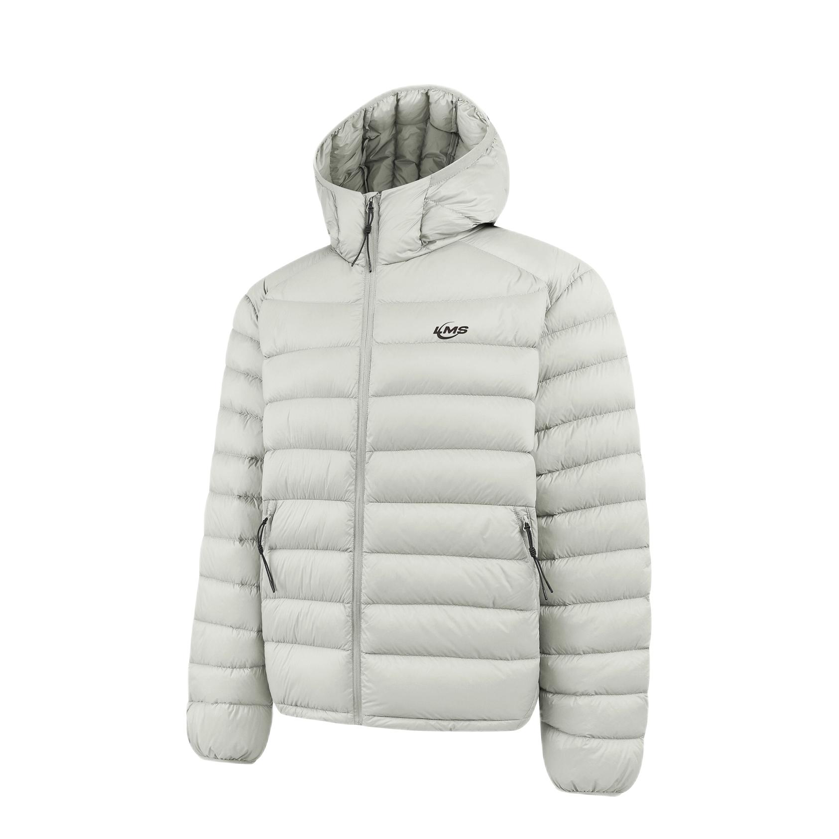 推荐商品：LEMANISM 纯色白鸭绒连帽耐磨长袖羽绒服 DJY29-YR3156 默认配色