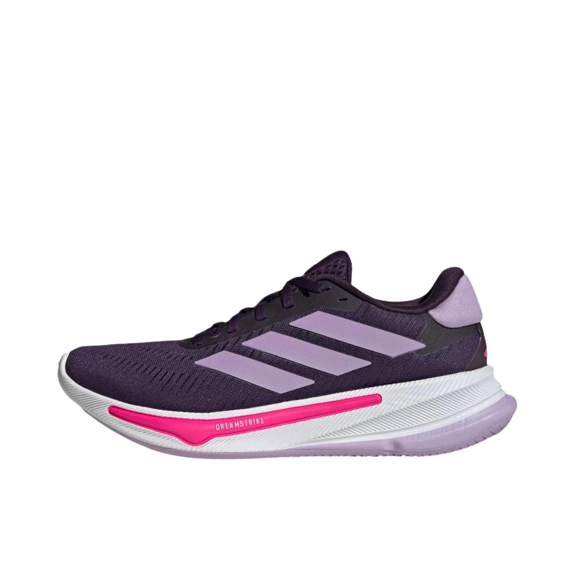 推荐商品：adidas Supernova Ease 跑鞋 缓震回弹防滑耐磨轻便透气时尚百搭慢跑支撑随心畅跑 紫色