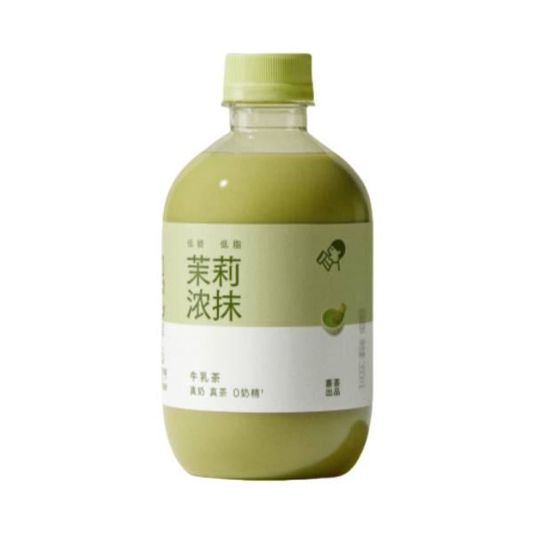 推荐商品：Heytea/喜茶 350g 茉莉浓抹牛乳茶 瓶装