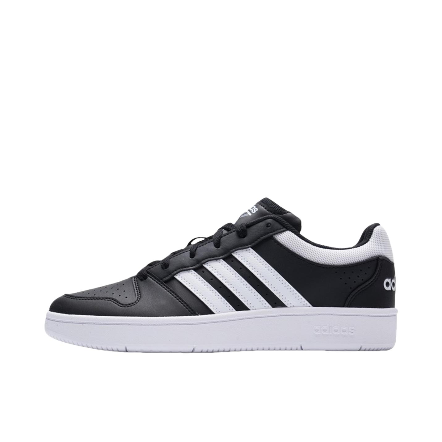 推荐商品：adidas HOOPS CLASSIC 板鞋 低帮轻便休闲舒适贴合 黑色
