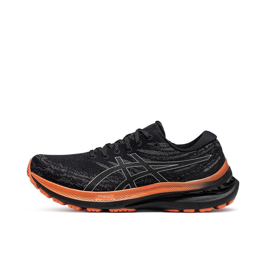 推荐商品：Asics/亚瑟士 Gel-Kayano 29 稳定支撑 缓震防滑 网面透气 复古 回弹 织物 合成革 碳板 跑鞋 深蓝/橙色