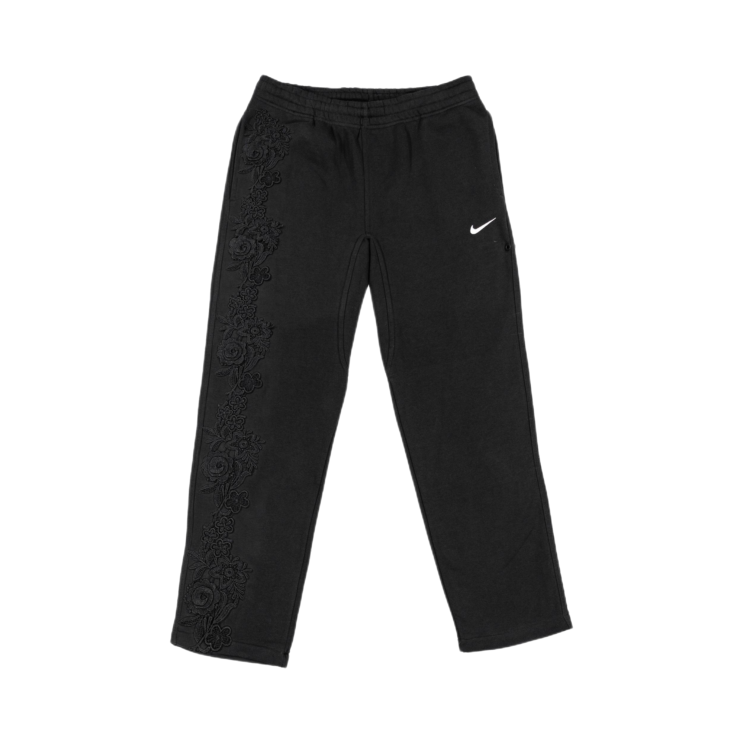 Nike CLUB 安东尼·戴维斯同款 拼接仿麻布加绒防风耐克勾训练保暖直筒收口松紧透气针织运动长裤 623455