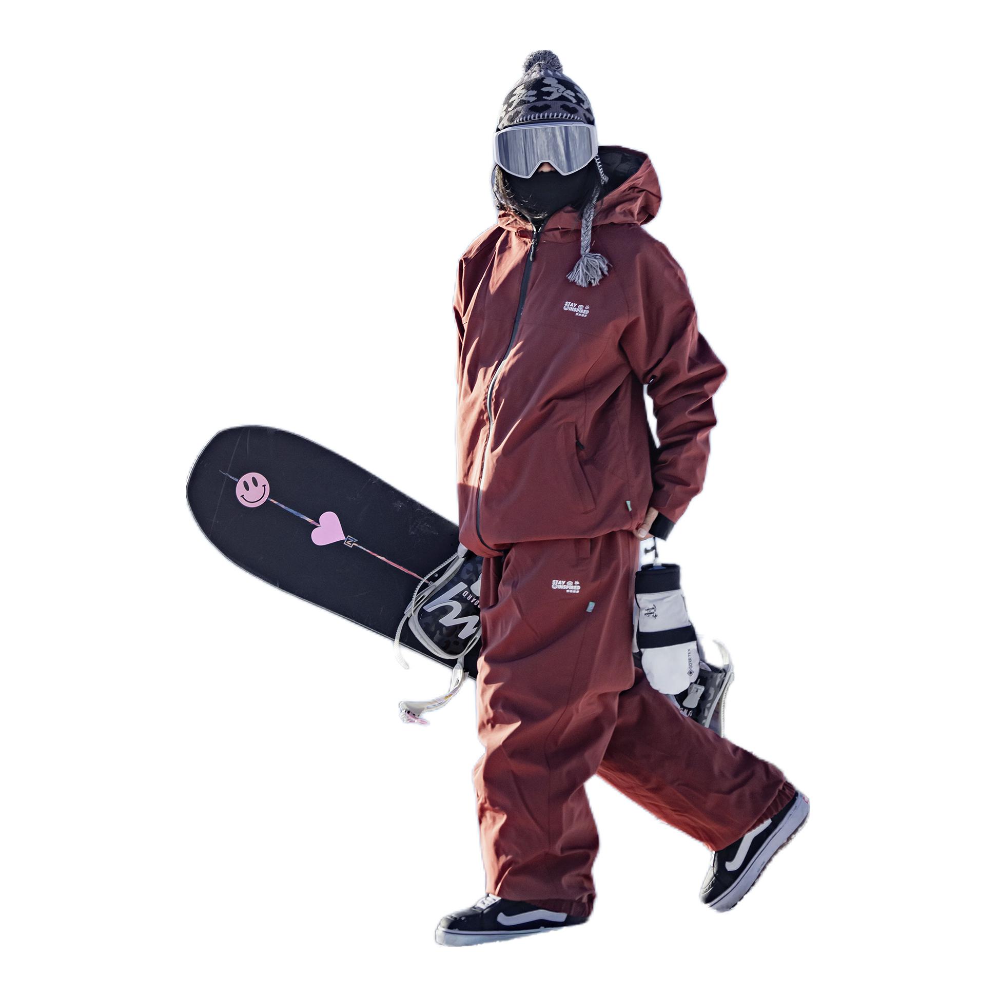 推荐商品：John Snow 防水保暖美式滑雪服 JS21W067+JS21W069 波尔多红