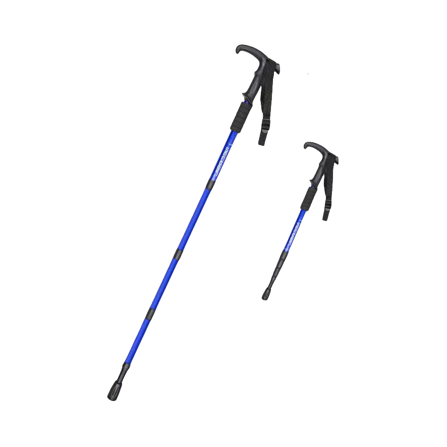 推荐商品：文枝 专业 户外 伸缩 折叠 多功能 手杖 轻便 防身 登山杖