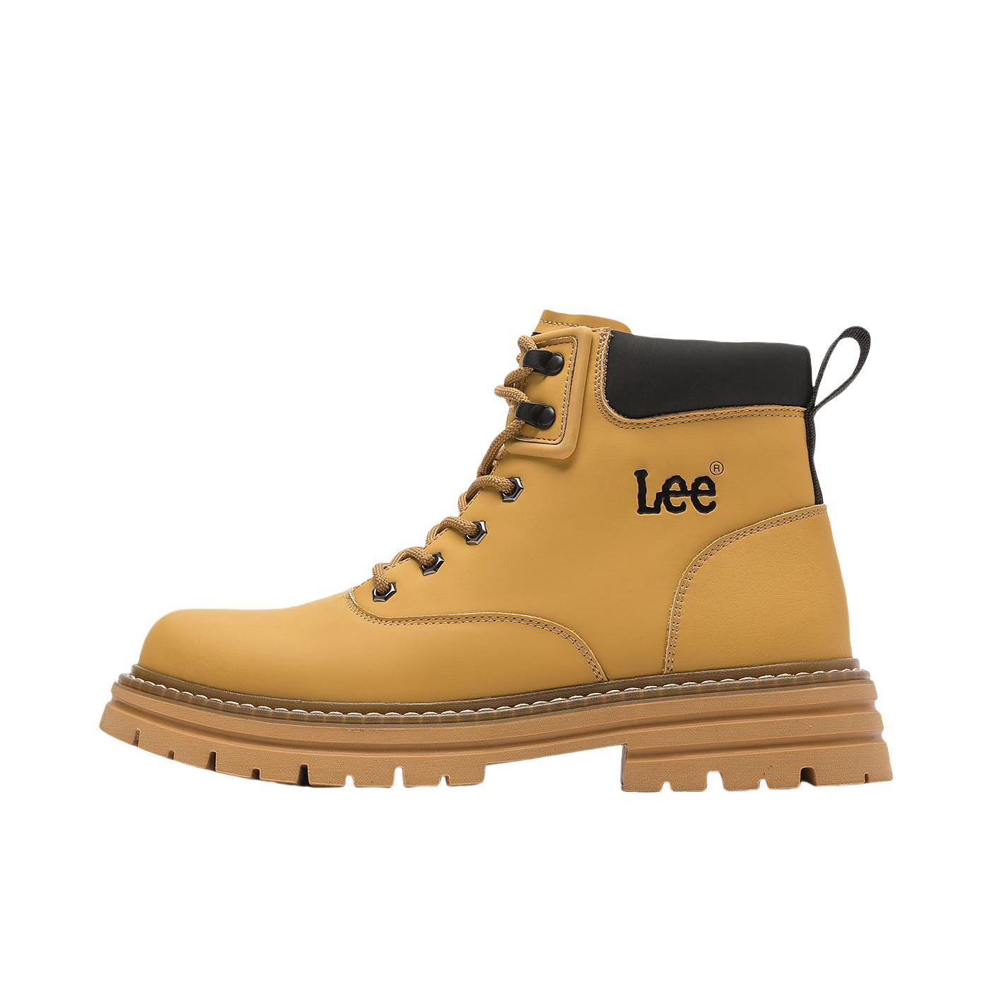 推荐商品：Lee 马丁靴 舒适百搭防滑耐磨 L254UE588 黄色
