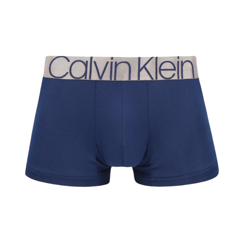 Calvin Klein/卡文克莱 透气贴身低腰宽边国内中腰速干冰丝细滑光泽炫光引力带防夹臀男士平角内裤 NB2540