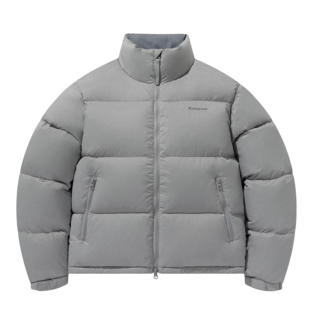 推荐商品：Covernat 拉链立领短款羽绒服 CO2504DP01BK 灰