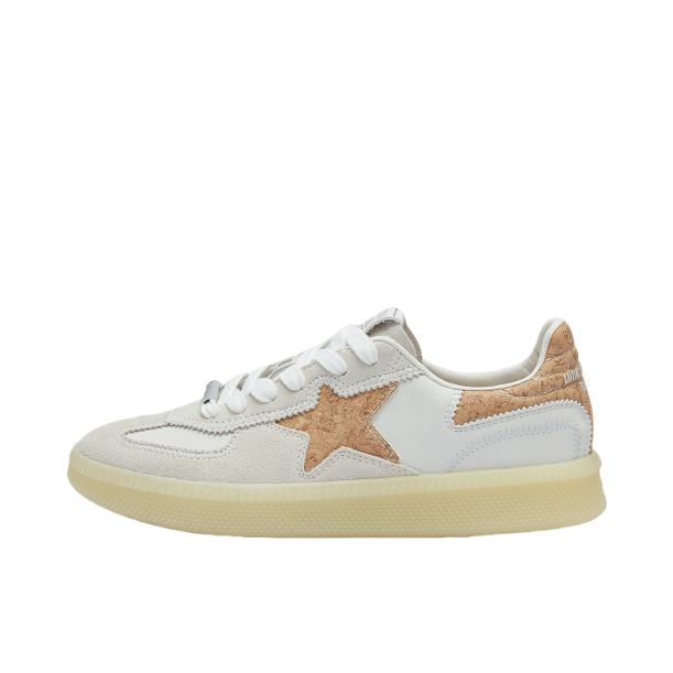 推荐商品：STARTER EP Trainer 板鞋 德训鞋 星星鞋 增高复古轻便百搭耐磨软木薄底慢跑 桦木白