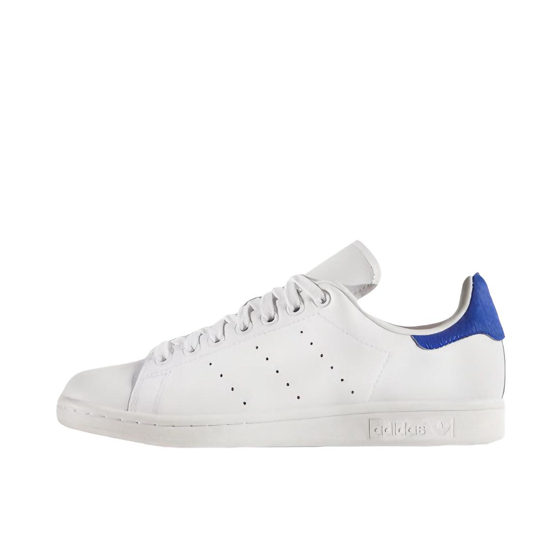 推荐商品：adidas Originals Stan Smith 板鞋 减震透气轻便低帮包裹性 白色/海蓝色