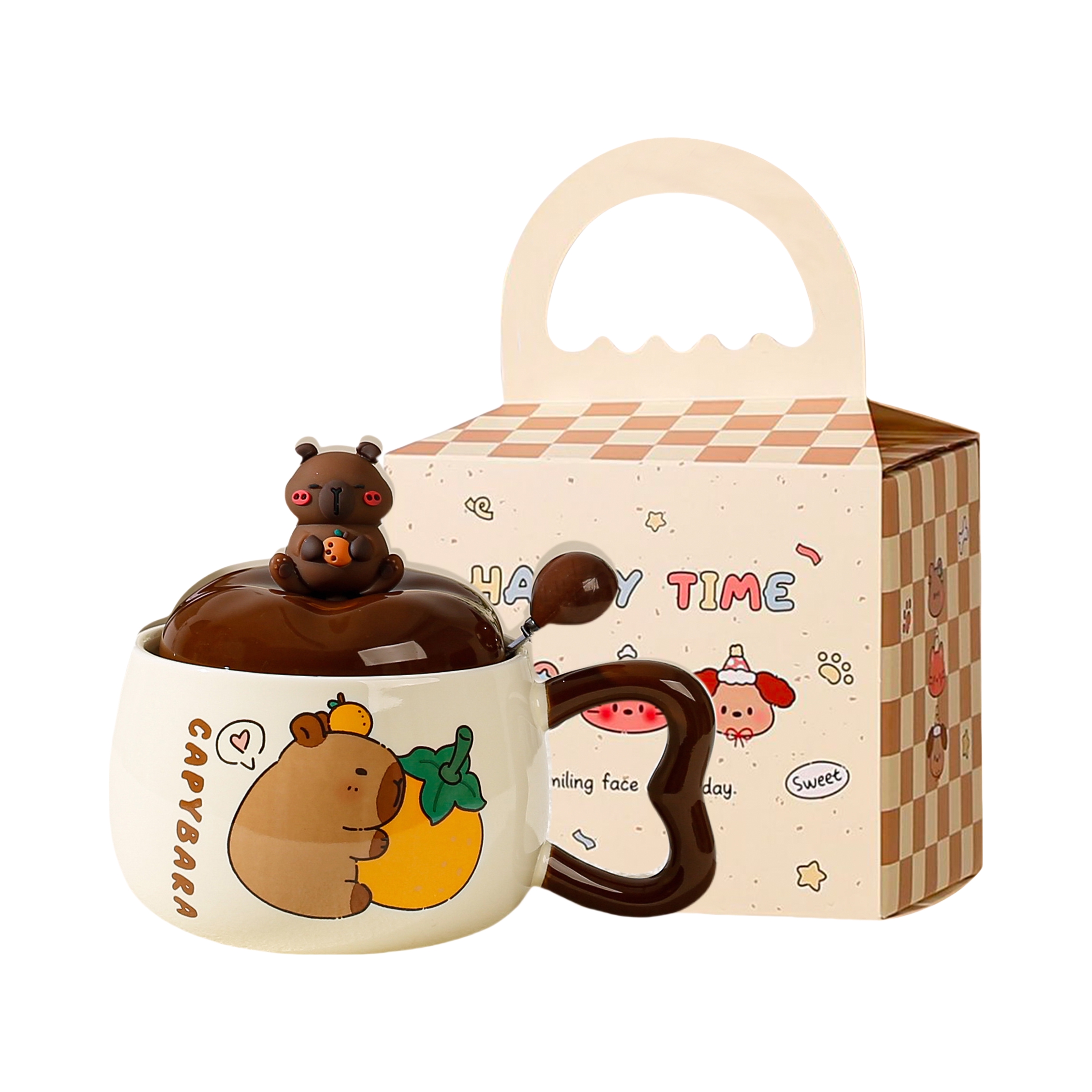 推荐商品：尚行知是 400ml 陶瓷 马克杯 礼盒装 SXBSLB020