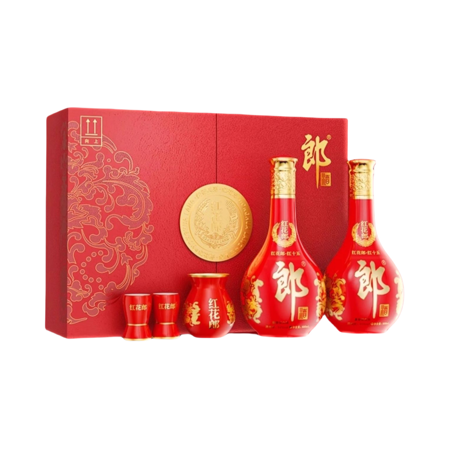 推荐商品：郎酒 红花郎·红十五 500ml 53度 白酒 礼盒装