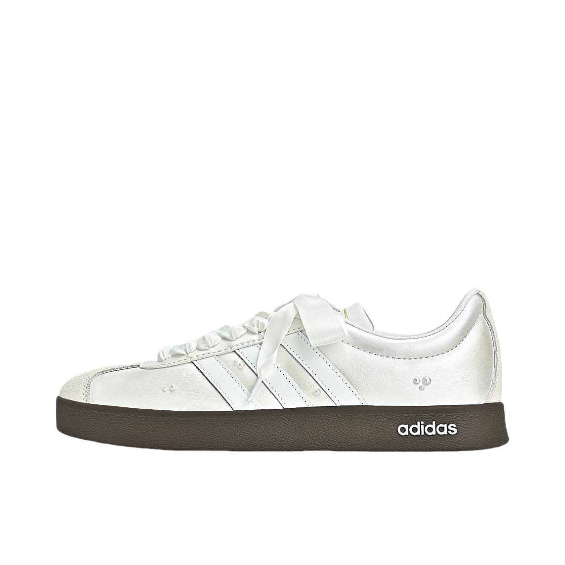 推荐商品：【定制球鞋】Adidas neo VL Court 2.0 德训鞋 板鞋 复古轻便耐磨芭蕾风甜美文艺抗冲击性防水 月光珠