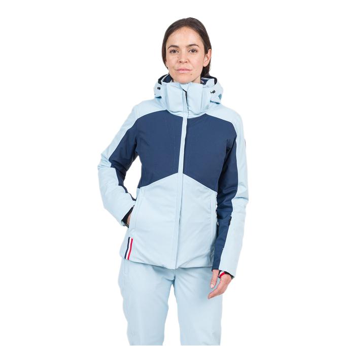 推荐商品：Rossignol/金鸡 拼接疏水透气滑雪服 女装 RLMWJ53 蓝