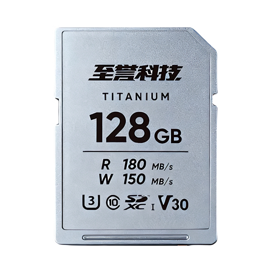 推荐商品：至誉科技 SD内存卡 适用于相机笔记本 V30 TITANIUM系列