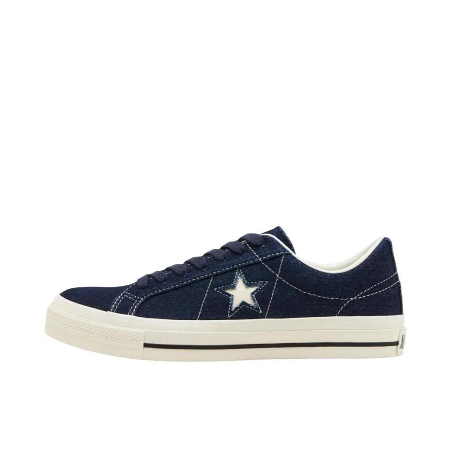 推荐商品：Converse/匡威 One Star 翻毛皮 防滑 复古 星星鞋 板鞋 靛蓝色