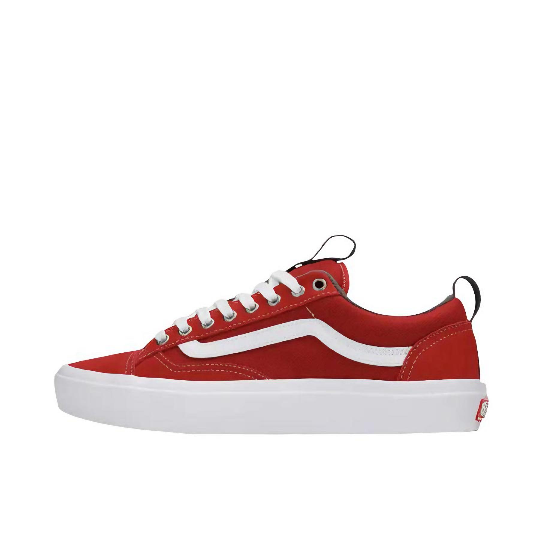 推荐商品：Vans/范斯 Old Skool 36 板鞋 简约复古时尚百搭防滑耐磨舒适减震轻便透气拼接贴合支撑 红色