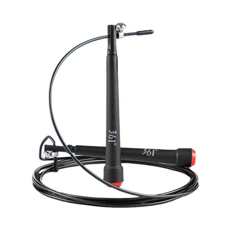 推荐商品：361° 训练 考试 不打结 燃脂 比赛 健身 可调节 竞速 双摇 锻炼 钢丝 自由调节 跳绳 622325039