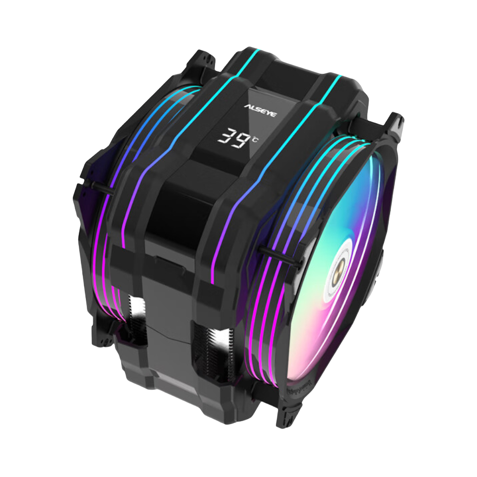 推荐商品：ALSEYE/奥斯艾 M120D-PLUS II CPU风冷散热器 温度显示 低噪音双风扇