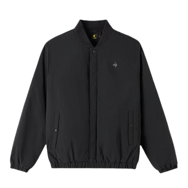 推荐商品：le coq sportif/乐卡克 保暖拉链柔软纯色短款长袖棉服 L254UCNCJP01 炫黑