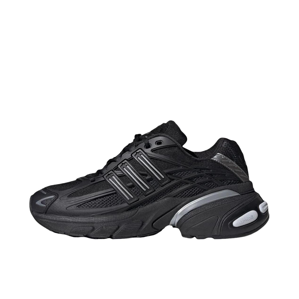 推荐商品：adidas Adistar Cushion 舒适减震 防滑耐磨 网面透气 织物 支撑 复古简约 跑鞋 黑色/银色