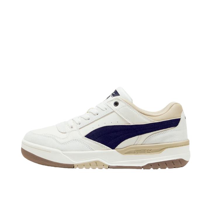 推荐商品：Puma/彪马 REBOUND 板鞋 防滑耐磨舒适低帮平跟圆头复古百搭贴合 米色/白色/海军蓝/烤杏仁色