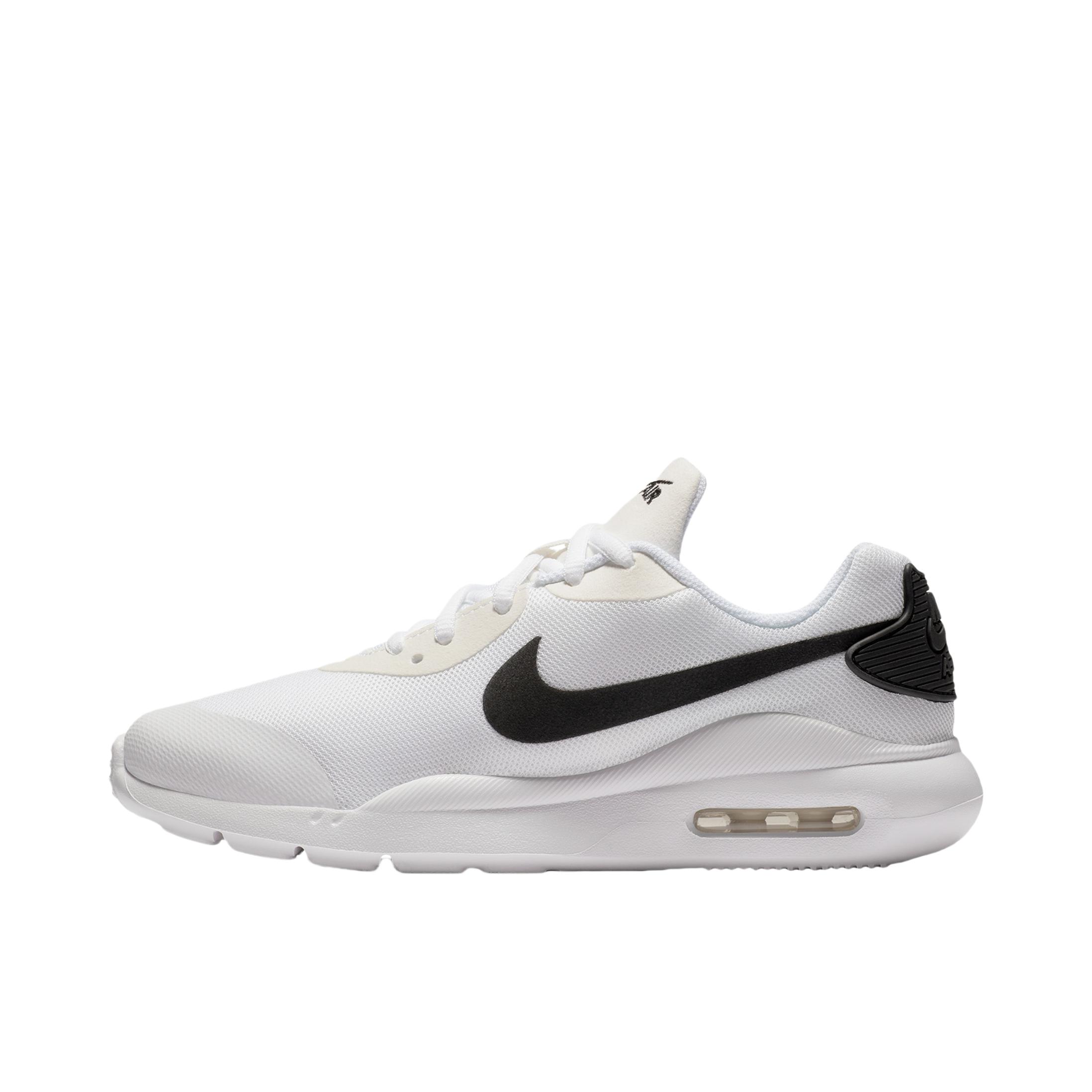 推荐商品：Nike Air Max Oketo 运动休闲鞋 缓震回弹舒适透气时尚耐磨织物 White/Black 白/黑