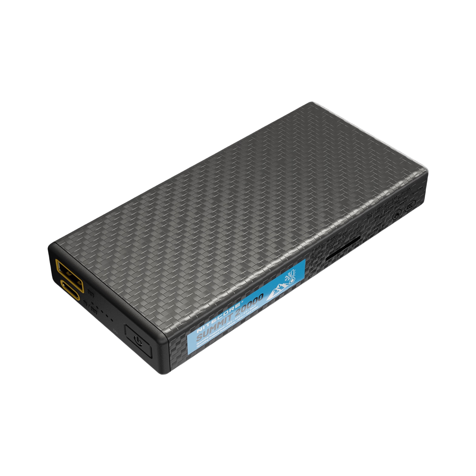 推荐商品：nitecore/奈特科尔 20000mAh 18W/20W 大容量 移动电源 耐寒设计 超薄便携 SUMMIT 20000
