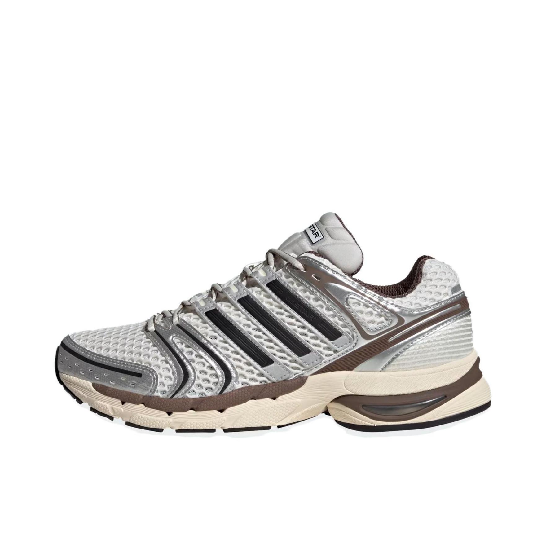 推荐商品：adidas AdiStar Control 5 跑鞋 复古耐磨支撑防滑贴合网面耐穿 黑色/灰色