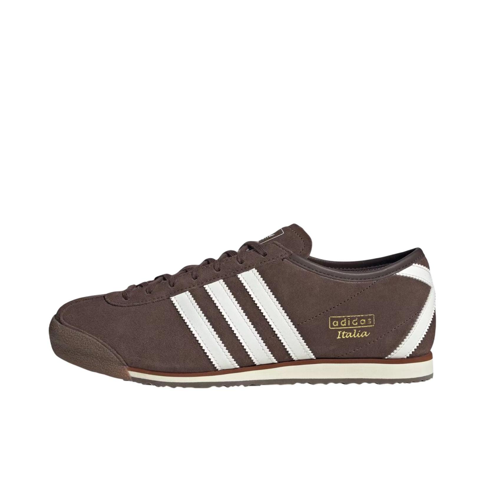 推荐商品：adidas Originals Italia 70s 跑鞋 耐磨低帮休闲舒适 棕色