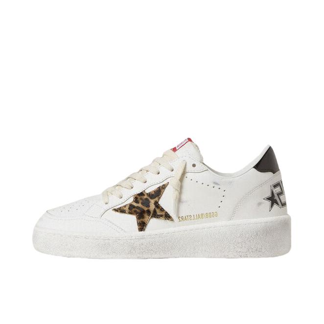 推荐商品：【易烊千玺同款】Golden Goose Ball Star 休闲百搭 时尚简约 舒适轻便 防滑耐磨 脏脏鞋 板鞋 星星鞋 G33MS592M6 星星/豹纹