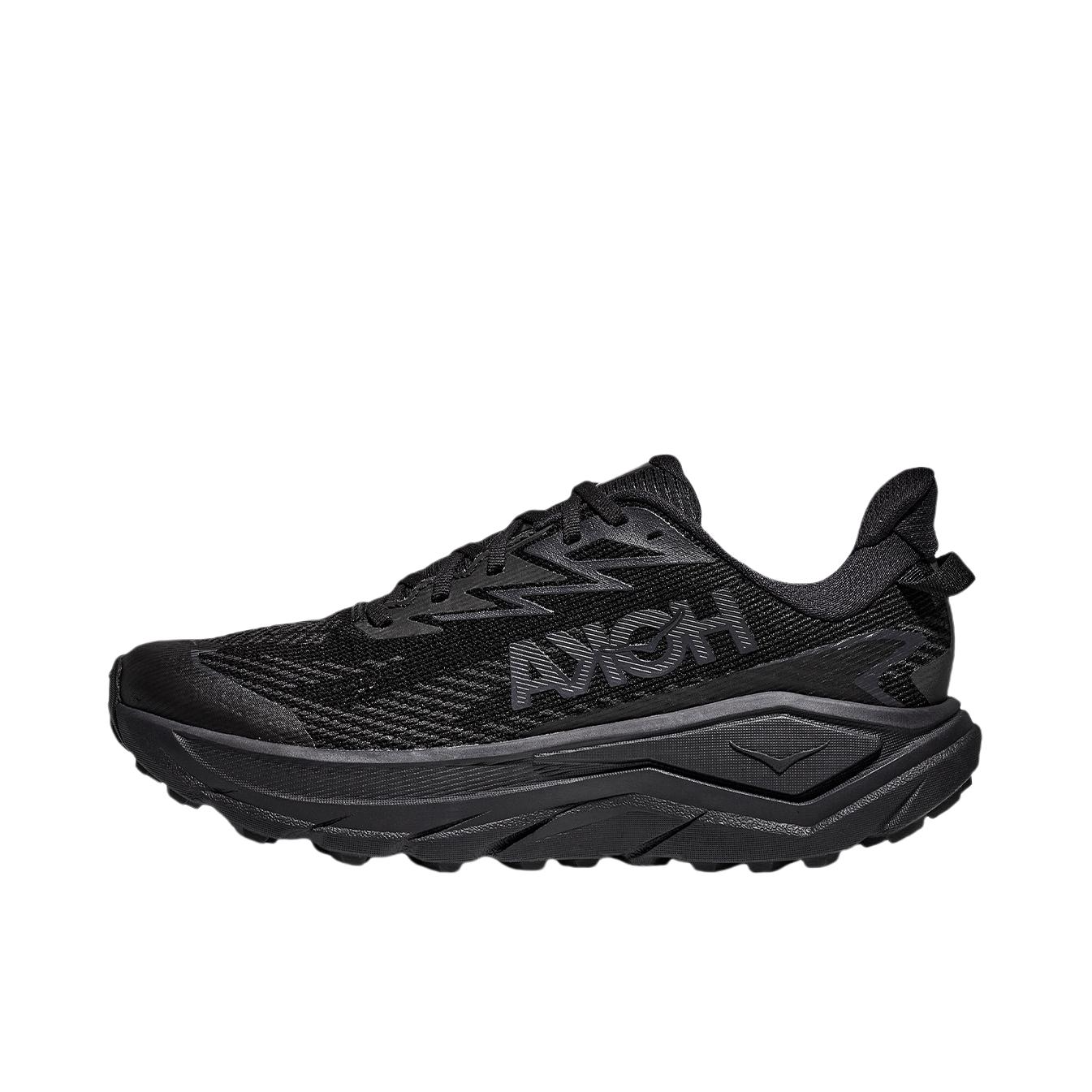 推荐商品：HOKA ONE ONE CHALLENGER 8 GTX 跑鞋 防水徒步系带抓地 宽版/男款/黑色/炭黑色
