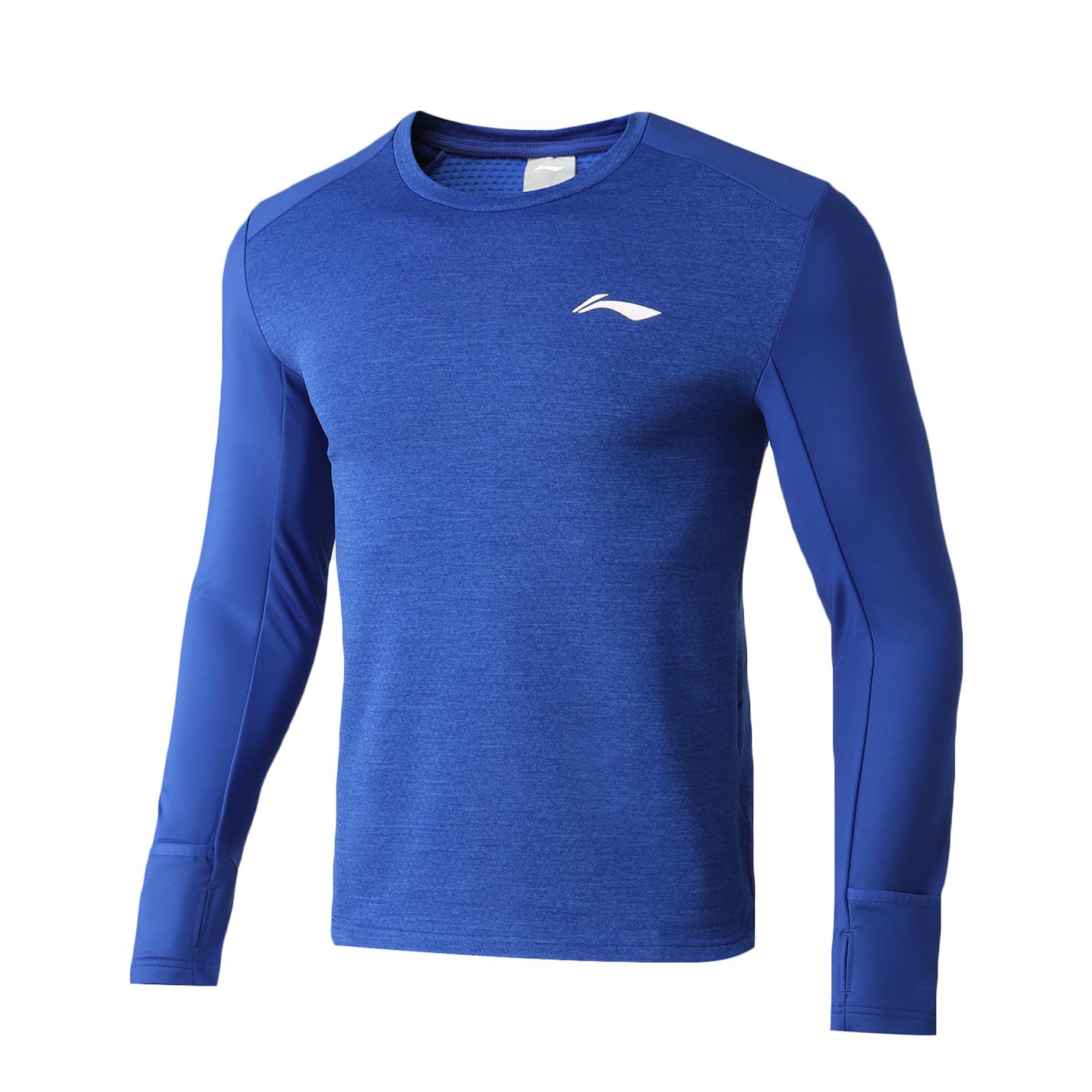 Li Ning 跑步系列圆领修身针织运动服 男女同款 ATLQ049