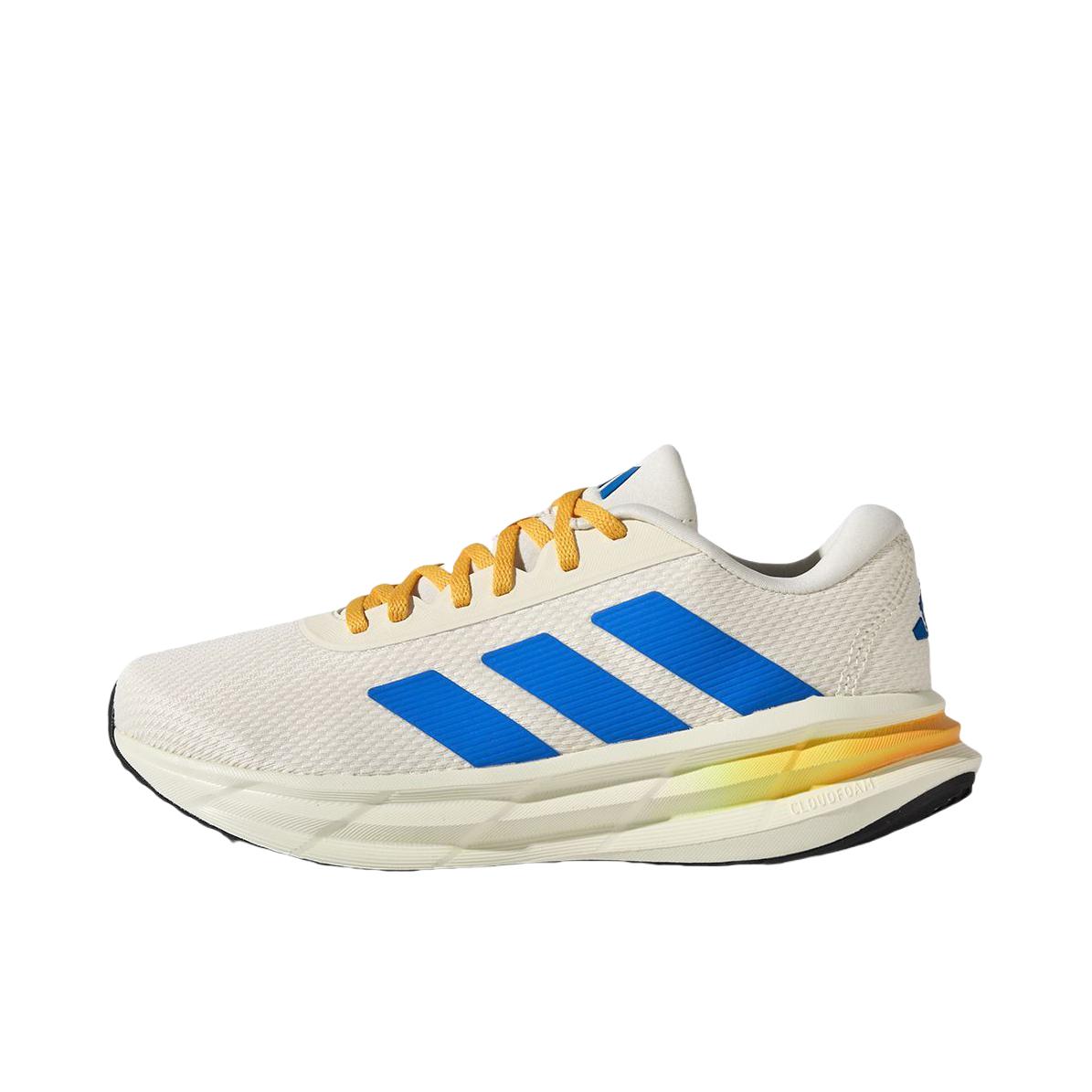 推荐商品：adidas Galaxy 7 跑鞋 防滑耐磨网面透气缓震回弹轻便舒适百搭支撑排汗贴合 蓝色/白色