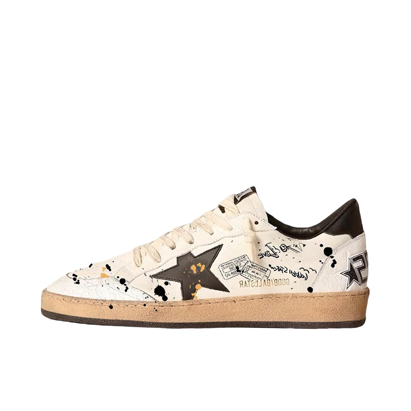 推荐商品：【易烊千玺同款】Golden Goose Ball Star 休闲百搭 时尚简约 舒适轻便 防滑耐磨 脏脏鞋 板鞋 星星鞋 G33MS592M6 男款/白色/黑色/棕色