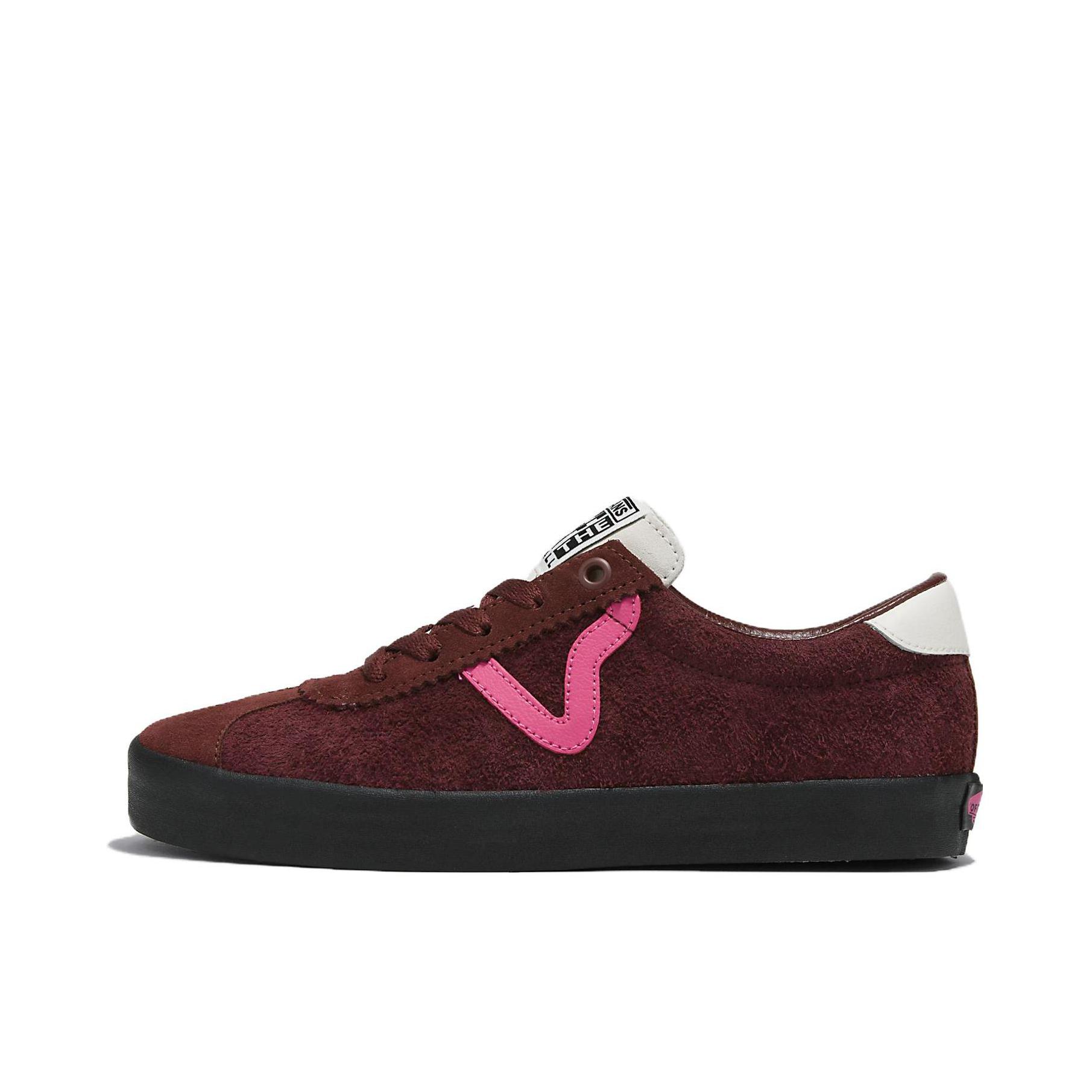 推荐商品：Vans/范斯 Sport 板鞋 舒适防滑耐磨软底T头牛筋底百搭时尚复古休闲轻便薄底 深红色