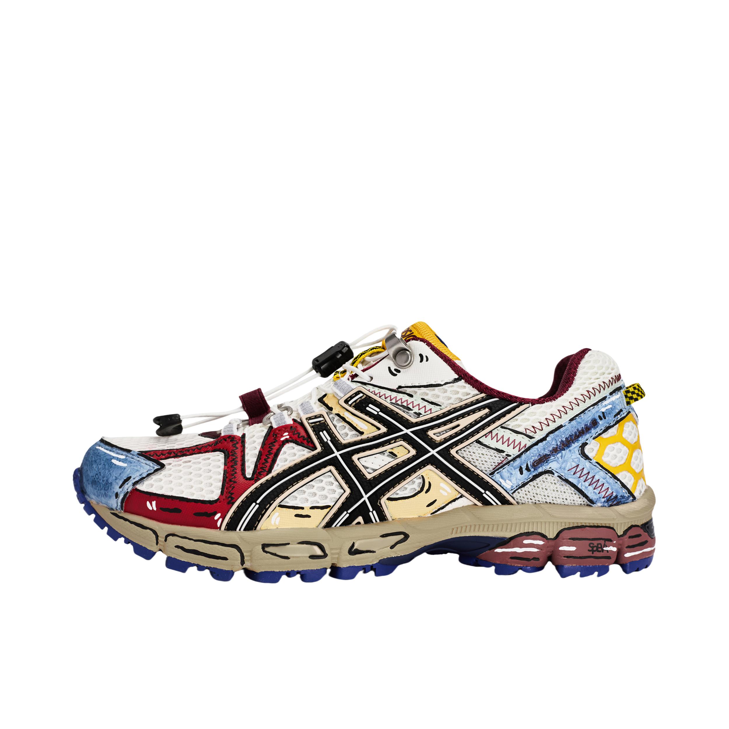 推荐商品：【定制球鞋】 Asics/亚瑟士 Gel-Kahana 8 跑鞋 绑带高街防滑耐磨支撑轻便透气防水越野 顽趣二次元