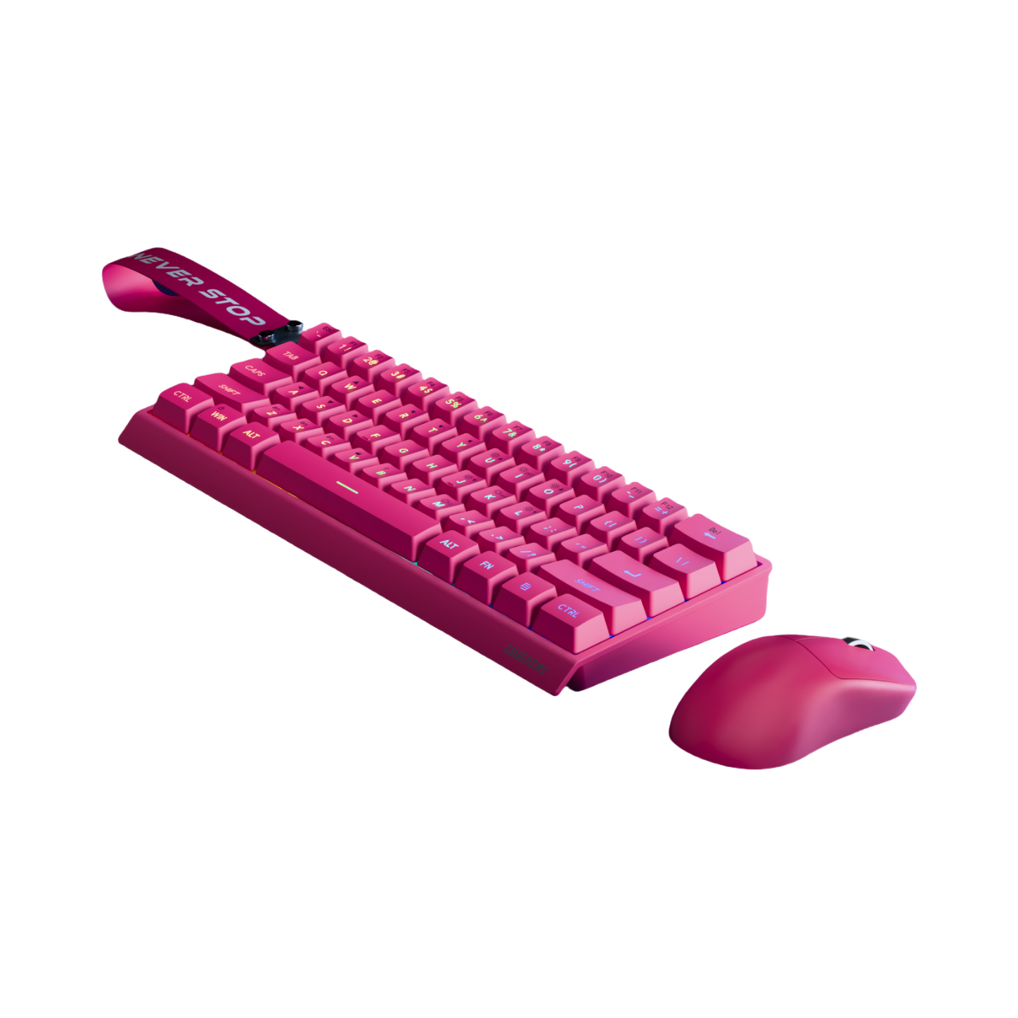 推荐商品：EWEADN/前行者 F61+X23SE 键鼠套装 机械手感 RGB灯效