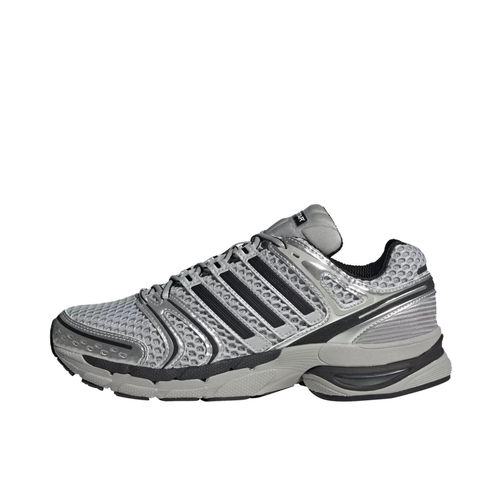推荐商品：adidas AdiStar Control 5 跑鞋 复古耐磨支撑防滑贴合网面耐穿 灰色