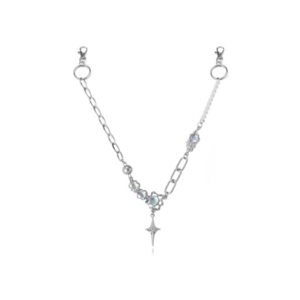 推荐商品：尚银福 十字星芒幻彩合金串饰 SYF3804