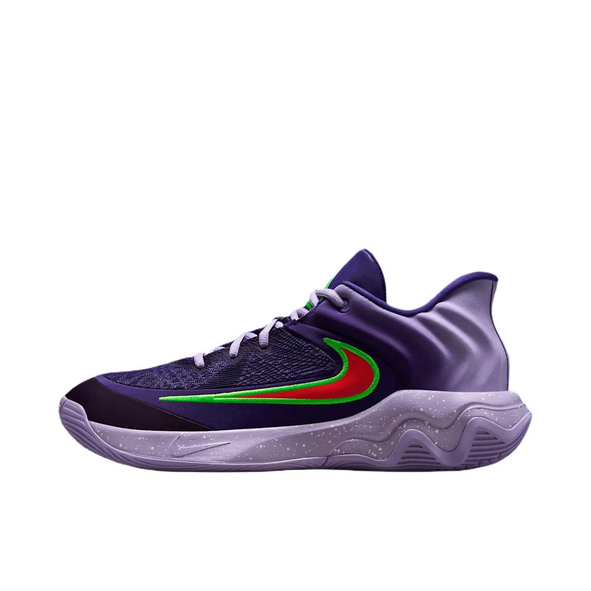推荐商品：Nike Giannis lmmortality 4 字母哥支线4代 抓地 抗扭 实战 中帮 防滑耐磨 舒适透气 时尚百搭 篮球鞋 紫色 