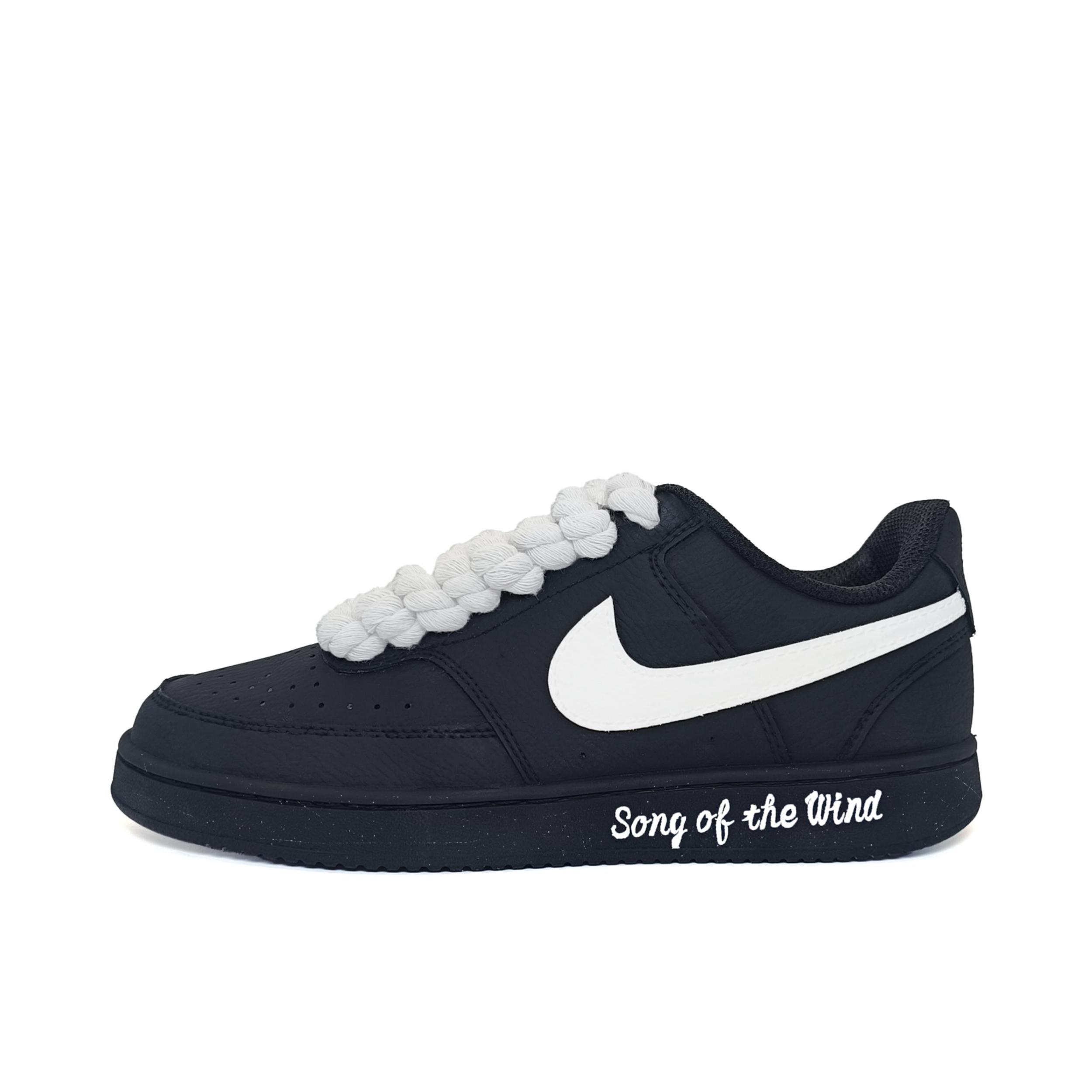 推荐商品：【定制球鞋】 Nike Court Vision 1 板鞋 防水美式简约防滑减震复古 起风了